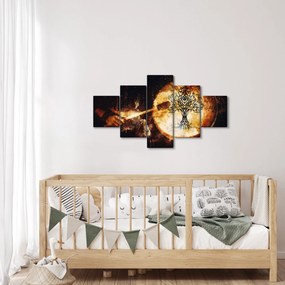 Obraz - Tajemnicze drzewo życia (125x70 cm)