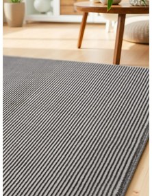 Antracytowo-kremowy chodnik 80x240 cm Perles Dolomite – Elle Decoration