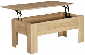 Stolik kawowy RIWA z wysuwaną deską 100x50 cm, dąb sonoma