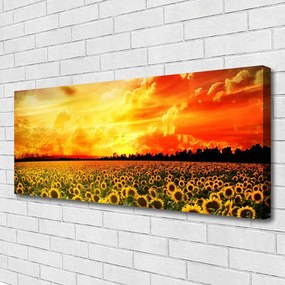 Obraz canvas Malownicza Polana u Podnóża Gór