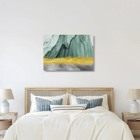 Obraz na szkle - Emerald Mountains N⁰3 (70x50 cm)