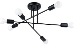 Żyrandol NORAH 6R czarny SOLLUX  LIGHTING