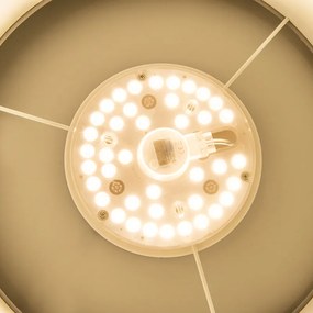 Lampa sufitowa niebieska 40 cm z LED - Drum LED