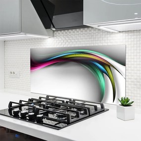 Panel Szklany do Kuchni Futurystyczna Wizja Przestrzeni