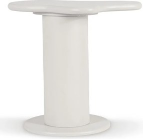Stolik Kawowy PASCAL 60 cm Biały Nowoczesny