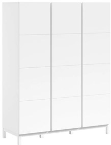 Biała szafa dziecięca 149x196x58 cm Eva – Vipack