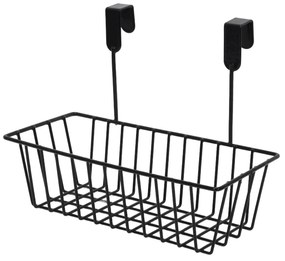 Metalowy koszyk do zawieszenia na drzwiach, 28 x 15 x 21 cm