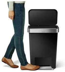 Simplehuman Pojemnik na pedały 45 l, czarny