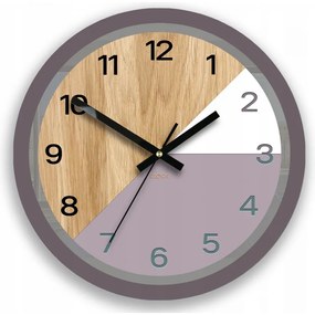 Zegar ścienny nowoczesny z cichym mechanizmem do salonu sypialni okrągły