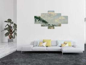 Obraz - Johan Barthold Jongkind, The Towpath, reprodukcje (125x70 cm)