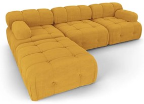 Musztardowy narożnik Ferento – Cosmopolitan Design