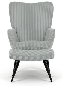 Fotel relaksacyjny z podnóżkiem L7285 BLUE6,niebieski