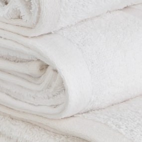 Biały bawełniany ręcznik frotte 30x50 cm Simple – Casa Selección