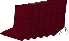 Doppler CITY 4413 niski - zestaw 6 szt. zestaw 6 szt. poduszek na krzesło z niskim oparciem