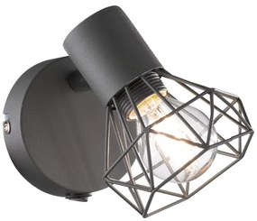 Czarna lampa punktowa 8x14 cm Ran – Fischer &amp; Honsel