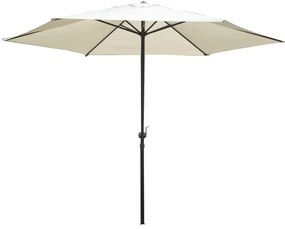 Szary parasol ogrodowy 300x300 cm – Garden Pleasure