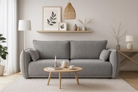 Nowoczesna sofa Loren z funkcją spania 238x102x91 cm – szara Raven 7