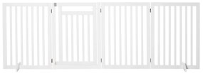 ogrodzenia dla bydla PawHut® ogrodzenie dla zwierząt małe średnie duże Bramka zabezpieczająca Składane nóżki podporowe 81 cm Bialy | Aosom PL