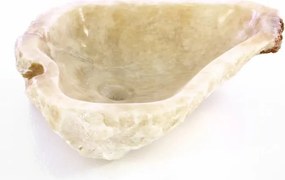 Umywalka z naturalnego kamienia onyksu - nablatowa