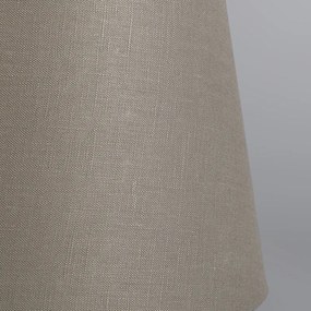 Abażur z lnu taupe 25/16