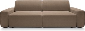 Masseno Sofa VEO z funkcją spania i pojemnikiem na pościel, Rozkładana sofa - Brązowy, RAVEN 45
