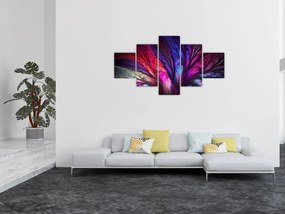 Abstrakcyjny obraz drzewa (125x70 cm)