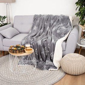 4Home Koc z barankiem Silent Snowfall, 150 x 200 cm