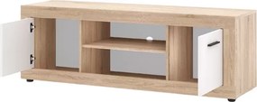 Szafka RTV Meshmatics 140 cm półki zamykane szafki salon sypialnia gabinet