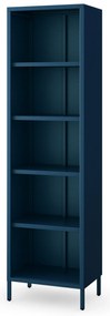 Regał na książki MARIO, 500 x 1800 x 350 mm, Modern: granatowy