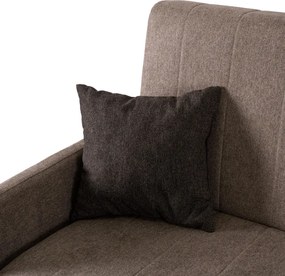 Sofa z Funkcją Spania ASPEN Wersalka Rozkładana Dwuosobowa Beżowa Nowoczesna do Salonu