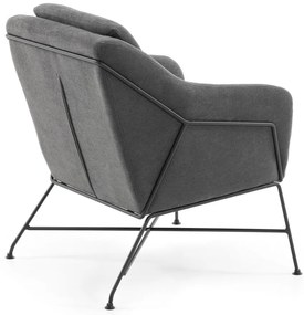 Szary fotel Brida – Kave Home