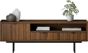 Szafka RTV na nóżkach 150 cm orzech warmia H3-P37