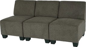 Modułowa sofa 3-osobowa Moncalieri,  brązowy, bez podłokietników