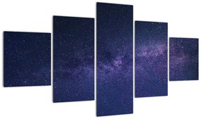 Obraz nocnego nieba (125x70 cm)