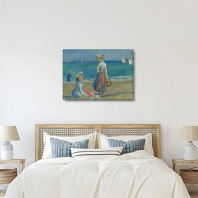 Obraz - Auguste Renoir, Figures on the Beach, reprodukcje (70x50 cm)