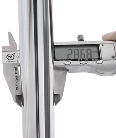 SongmicsHome Wieszak na ubrania IRENE na kółkach, max. 130 kg, 150x45x160 cm, srebrny