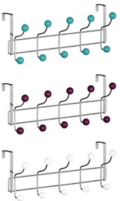 Miętowo-srebrny metalowy wieszak na drzwi 41 cm – Premier Housewares