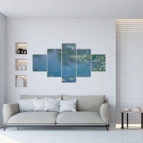 Obraz - Claude Monet, Water Lilies, reprodukcje (125x70 cm)