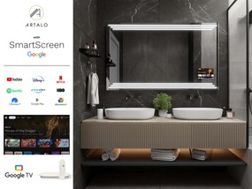 LED lustro do łazienki z oświetleniem M17 premium