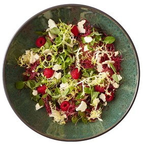 Zielono-czarna kamionkowa misa ø 30 cm Gastro Green/Black – Bitz