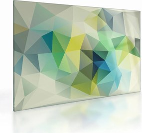 Obraz na szkle abstrakcji geometrycznej (70x50 cm)
