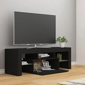 Czarna nowoczesna szafka RTV z LED - Artbo