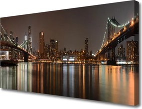 Obraz na płótnie Mosty nad Wielką Wodą