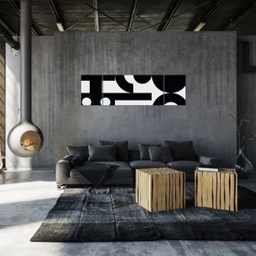 Obraz - Abstrakcja geometryczna N⁰3 (170x50 cm)