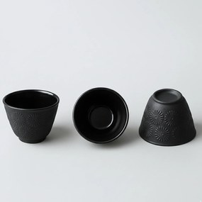 Dzbanek żeliwny z czarkami i podstawką KOGA, 1200 ml