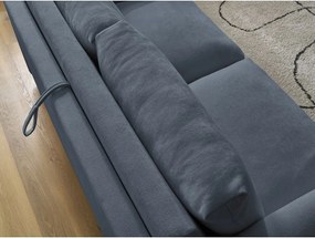 Ciemnoniebieska sofa do spania/rozkładana 220 cm Cocoone – Bobochic Paris