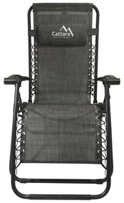 Cattara 13520 Składane leżak Alicante, antracyt,150 x 66 cm