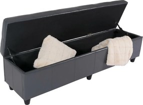 Ławka ze schowkiem Arezzo XXL,  szary