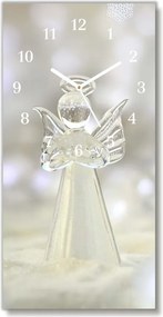 Zegar ścienny Świeta Szklany Aniołek Ozdoba
