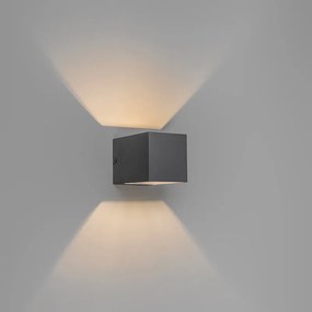 Zestaw 2 Nowoczesnych lamp ściennych antracyt - TransferDesignerski Oswietlenie wewnetrzne